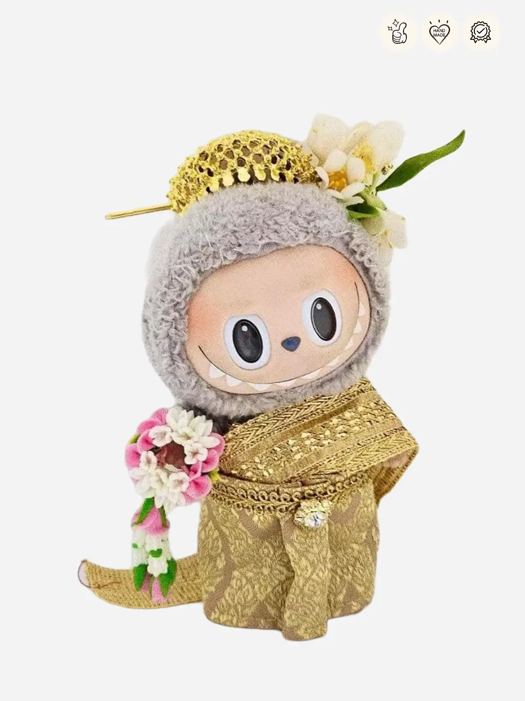 LABUBU Clothes Thailand Style Dress 