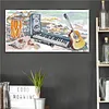 Music Of Sea-14CT Stamped Cross Stitch 38*21cm/14.96*8.27in tapestrymarket