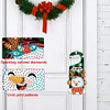 Christmas Snowman Diamond Painting Door Handle Hanging Sign Door Wooden Pendant Kit