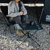 Outdoor Folding Table Lightweight Camping Table Travel Barbecue Cooking Table