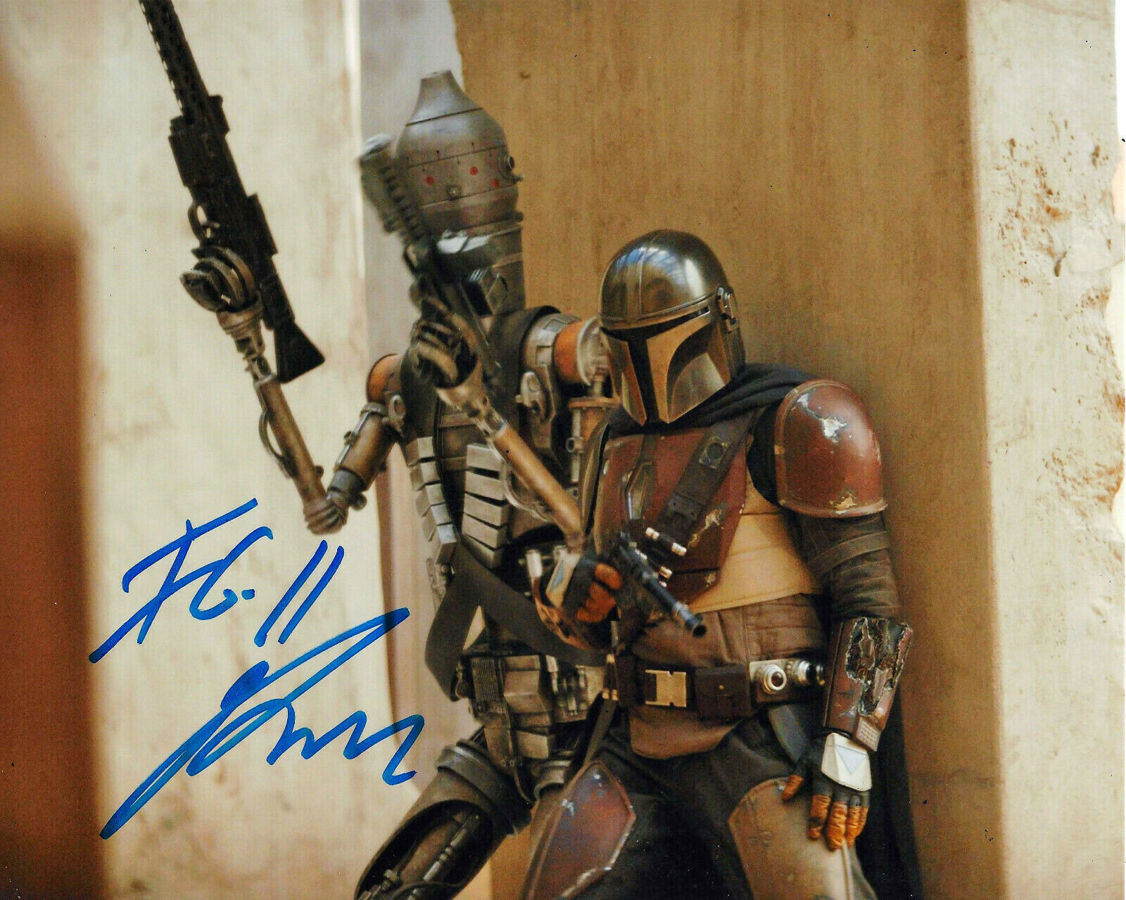 RIO HACKFORD SIGNED 'STAR WARS: THE MANDALORIAN' IG-11 8x10 Photo Poster painting E w/COA PROOF