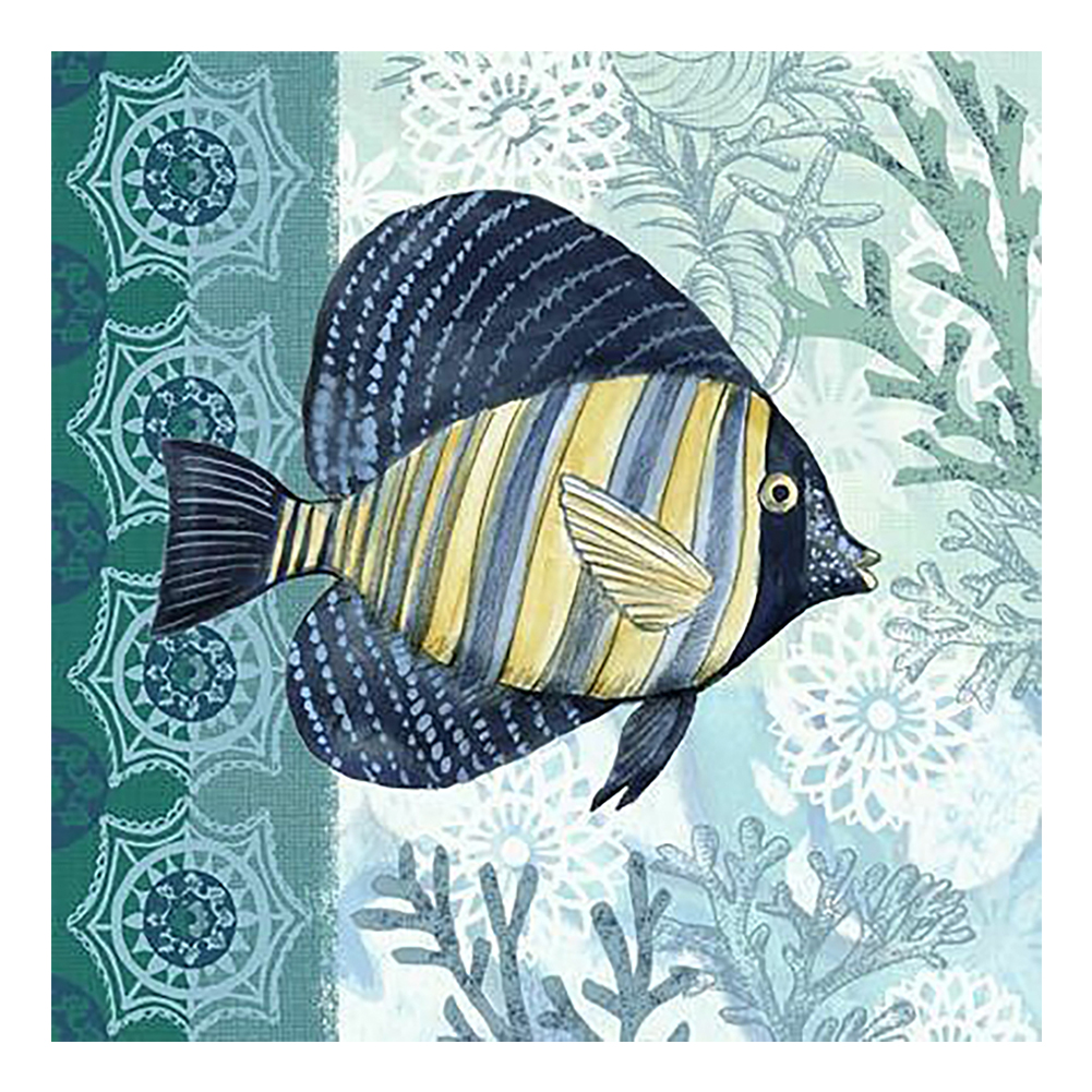 

Sea Fish - Round Drill Diamond Painting - 30*30CM, 501 Original
