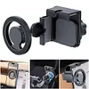 Magnetic Magnet Mount GPS Support 360 Rotate Alloy Car Cell Phone Holder Folding