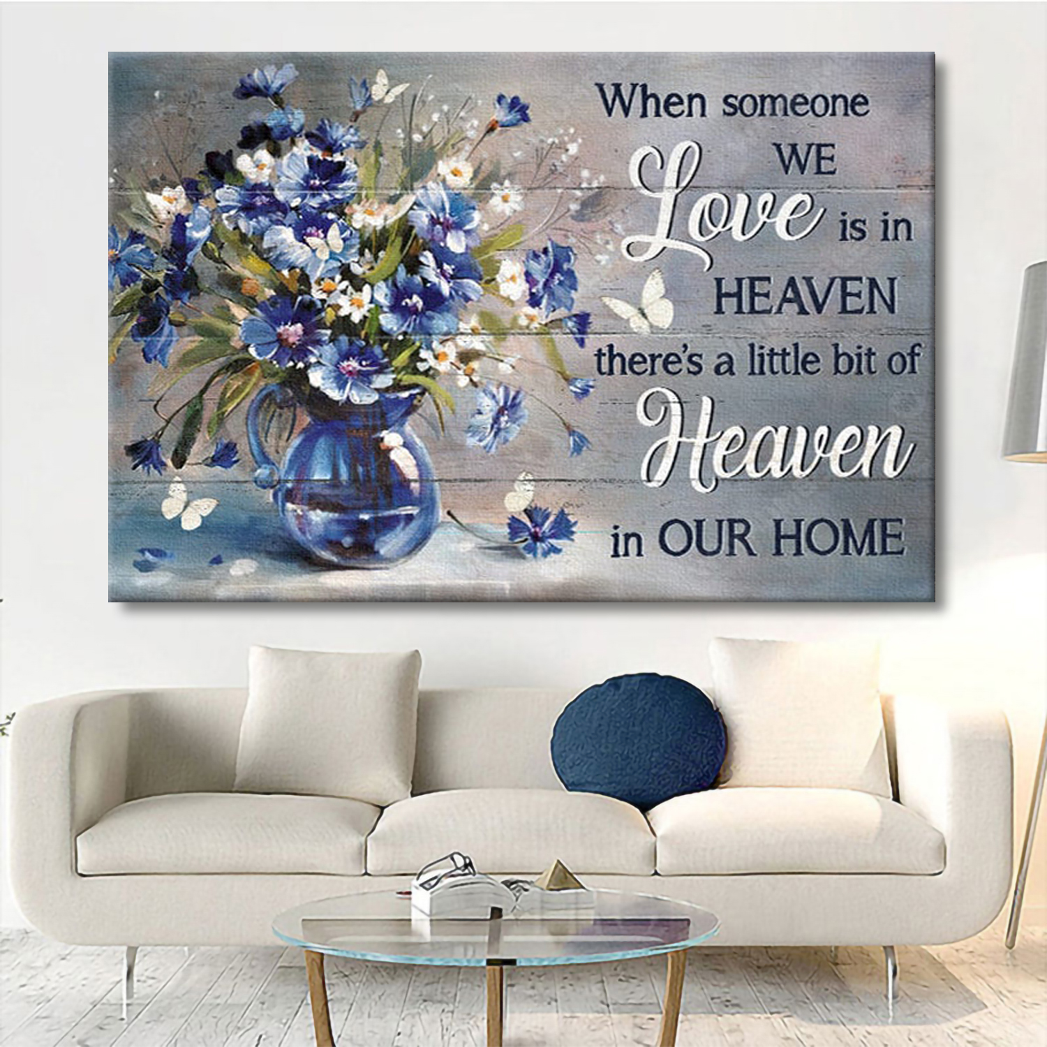 Love is in HeavenCanvas Wall Art