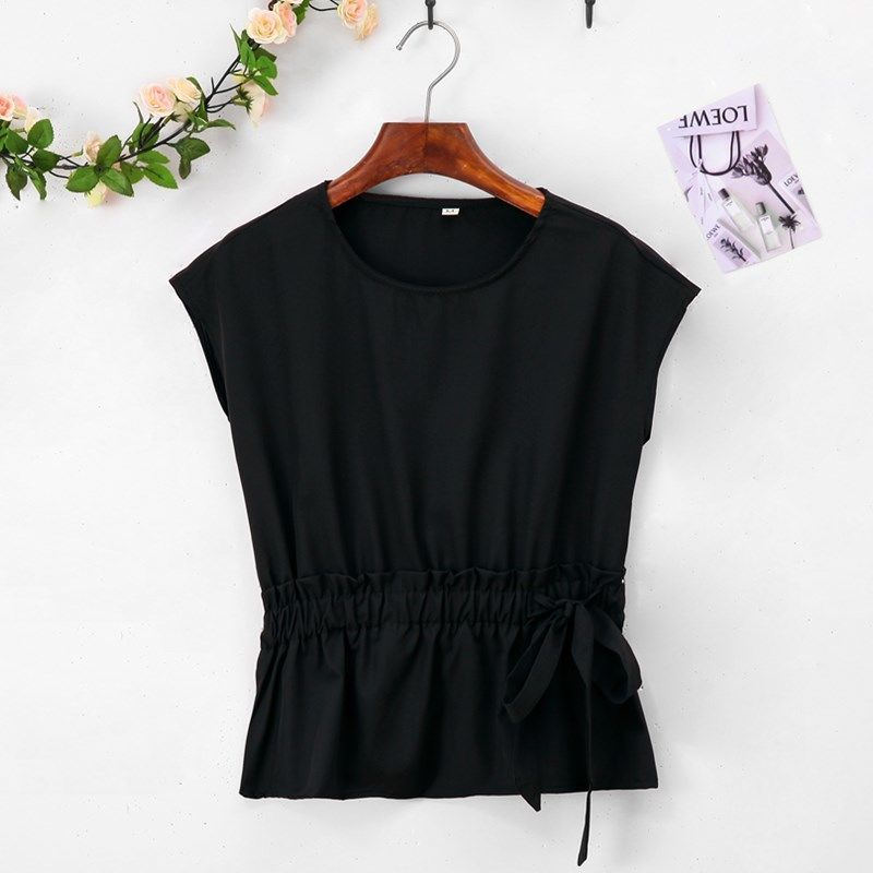 Women Blouse Summer Self-Tie Chiffon Shirt Very Fairy Top Shirt Blusas Ropa De Mujer