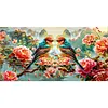 Magpy On Branches-11CT Stamped Cross Stitch 150*75cm/59.06*29.53in (Big Size) tapestrymarket