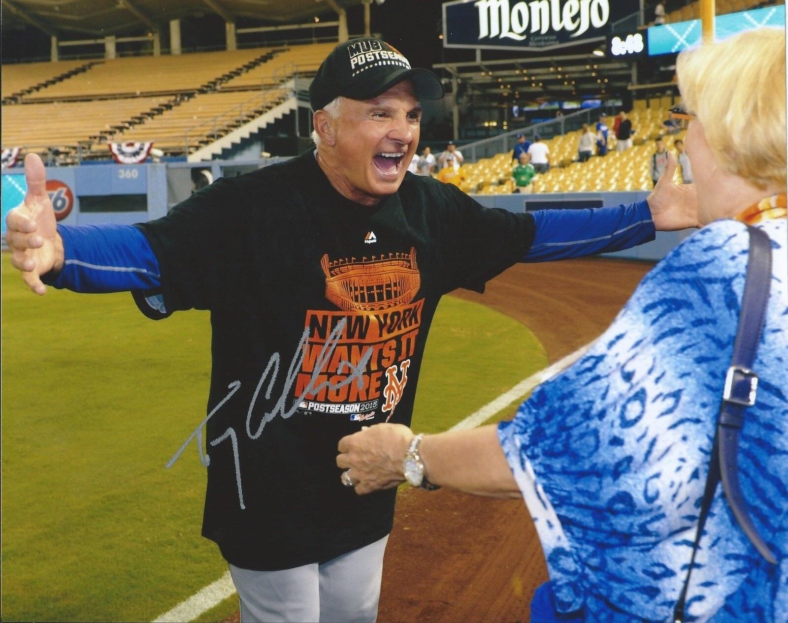 TERRY COLLINS signed autographed NEW YORK METS 8x10 Photo Poster painting w/COA