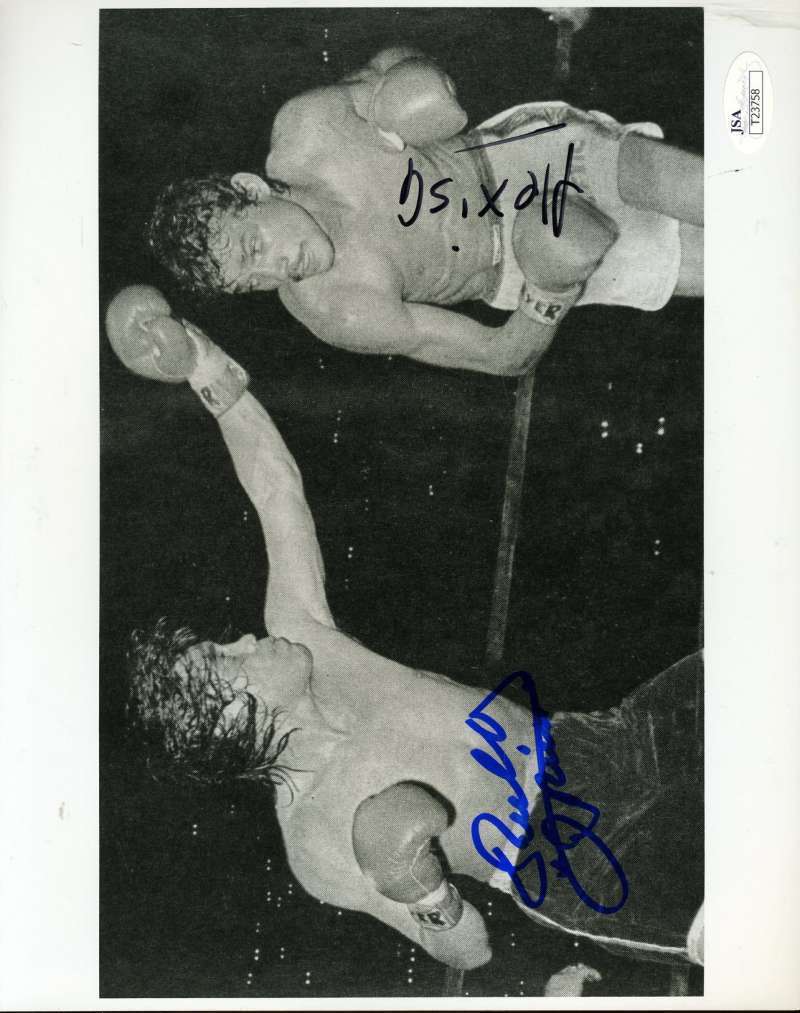 Alexis Arguello Ruben Olivares Jsa Coa Autographed 8x10 Photo Poster painting Authentic Signed