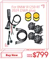 WOYO MOTO For BMW R1250RT 2024, With DWA Plug, 2 Pairs of Lamp, Modify Motorcycle Light Lamp Kits