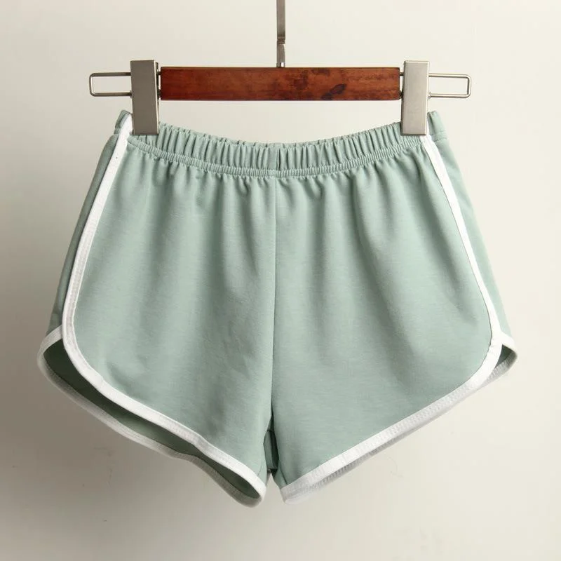 Brownm Brownm 01 Sports Shorts Women Summer Leisure Fashion Streamline Cotton Three Point Pants New Korean Version Of Beach Hot Pants