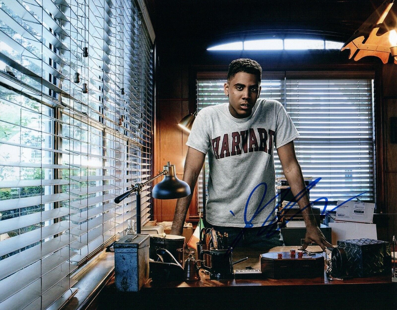 Jharrel Jerome Signed Autographed 8x10 Photo Poster painting MOONLIGHT MR MERCEDES Actor COA