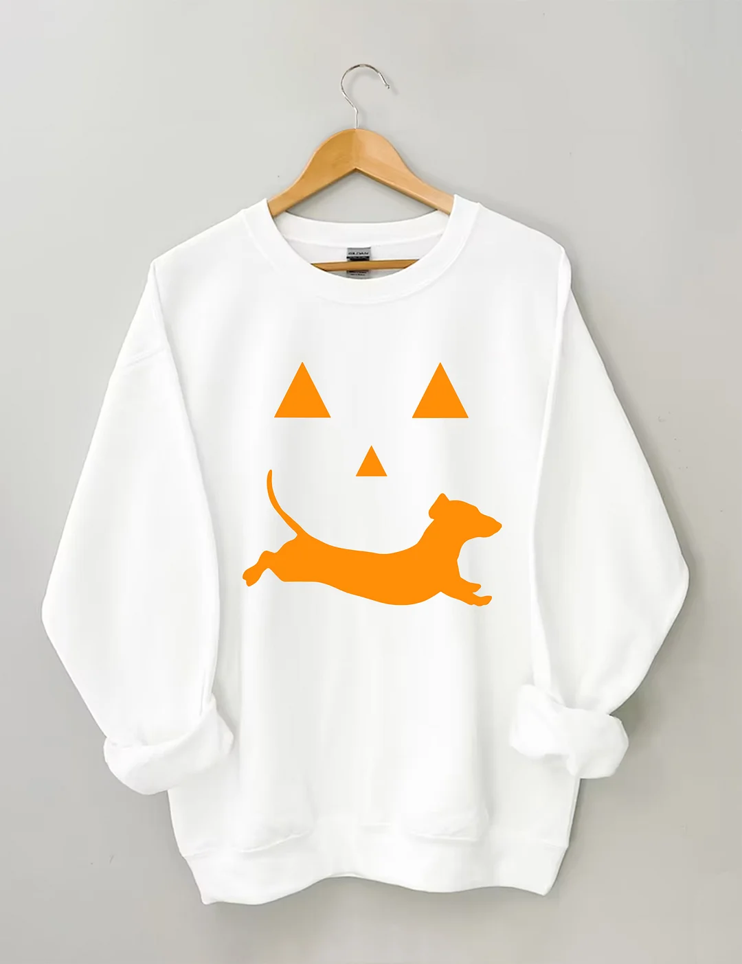 Dachshund And Halloween Sweatshirt