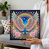 (25x25cm)DIY Rainbow Wing Framed Handmade Pearl Painting Art Craft Kit Living Home Decor