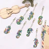 8Pcs DIY Diamond Painting Seahorse Keychain