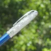 Jinhao 85 fountain pen silver scale azure metal brass pen body dark nib fountain pen