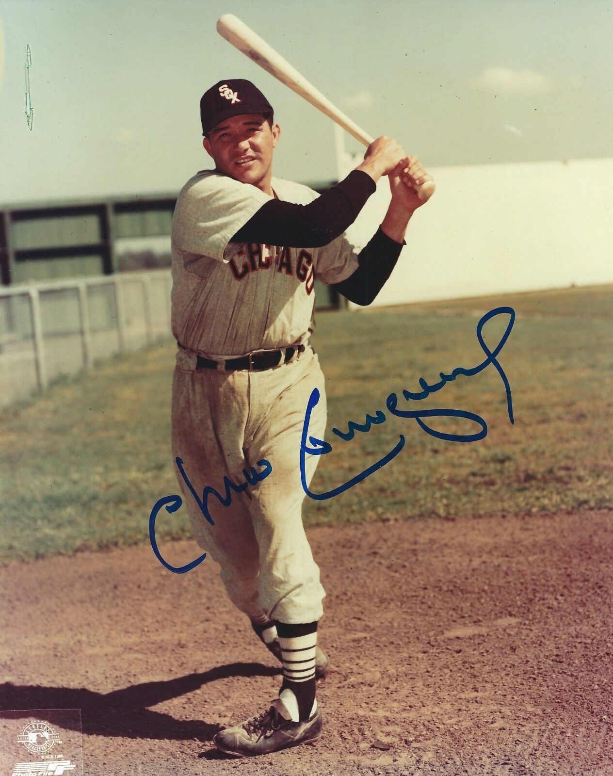 Autographed 8x10 CHICO CARRASQUEL Chicago White Sox Photo Poster painting - COA