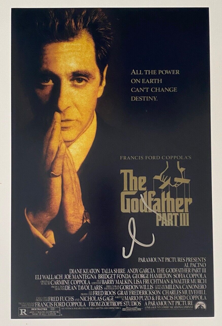 Al Pacino Signed Autograph 11X17 THE GODFATHER PART III 3 Movie Poster Photo Poster painting COA