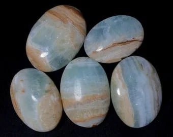 pornhint Pornhint 450 Grams Caribbean Calcite Stone,Caribbean Calcite Palms,Blue Calcite Palms,Healing Stones,Crystal Stones,Palm Crystals