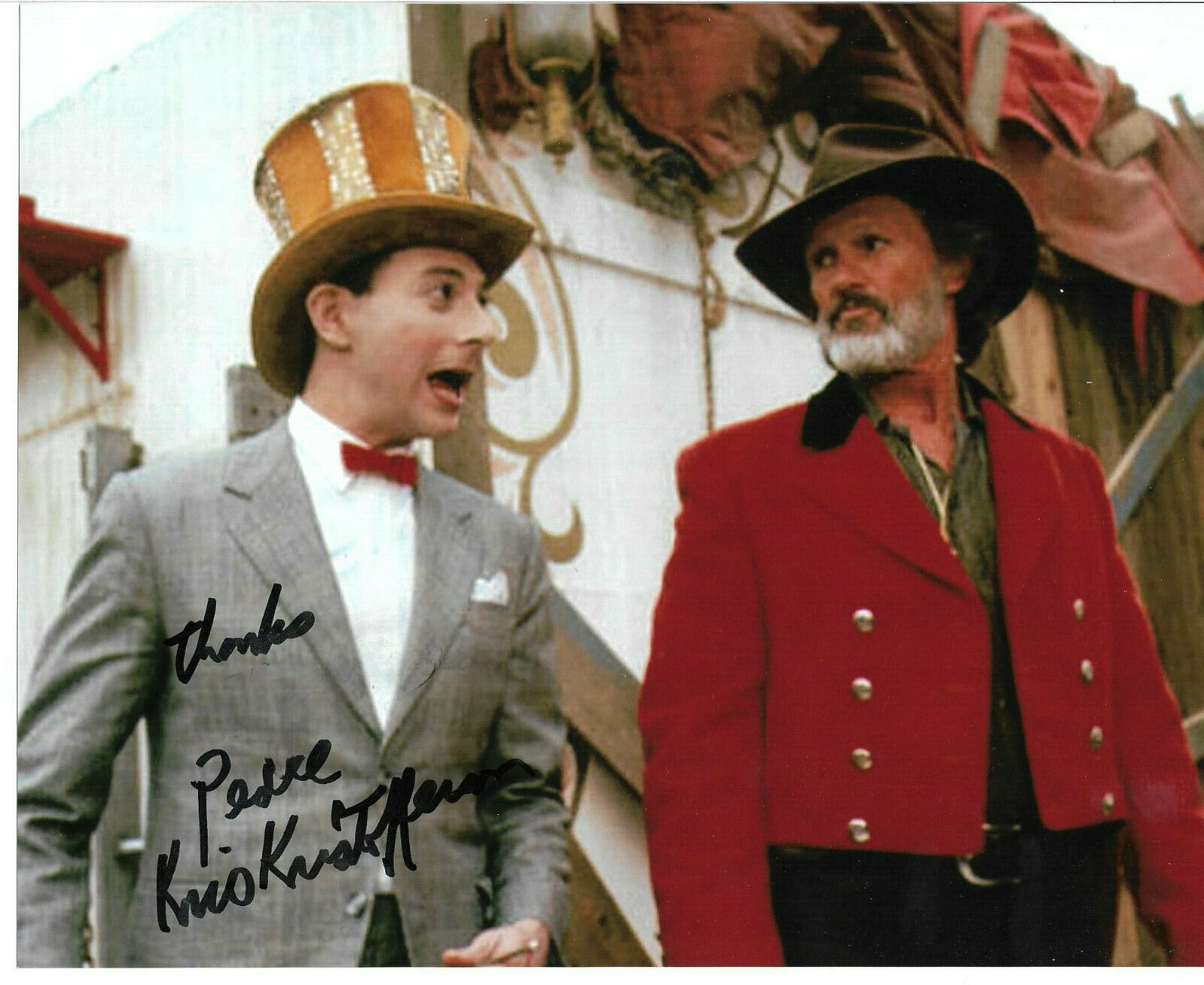 Kris Kristofferson Authentic Signed 8x10 Photo Poster painting Autographed, Pee-Wee's Big Top