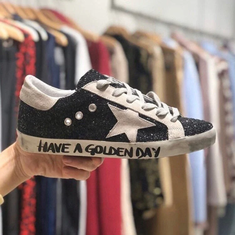 2021 female shoes  New Korean Worn Black Gretel Star Small Dirty Shoes Women's sports shoes