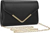Abendtasche Damen Clutch PU Leder Envelope Tasche Handtasche mit Kette Kleine Umh&auml;ngetasche Achseltasche Portemonnaie Tasche Unterarmtasche f&uuml;r Hochzeit Tanzparty Bankett