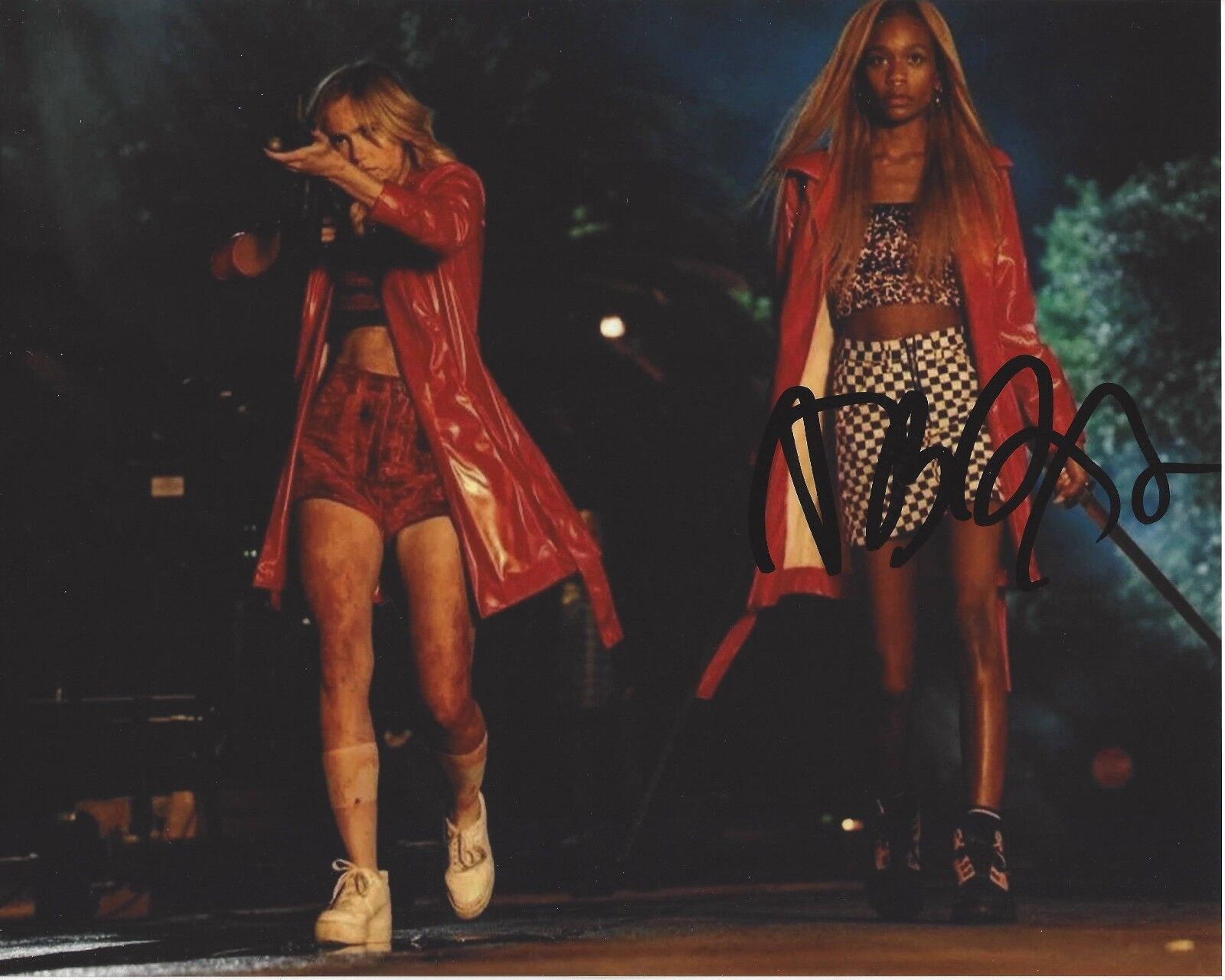 SINGER ABRA SIGNED ASSASSINATION NATION 8X10 Photo Poster painting A W/COA GABRIELLE MIRVILLE