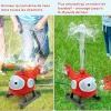 Jouet de baseball arroseur d'eau rotatif &agrave; 360 &deg; pour cour ext&eacute;rieure 2 en 1