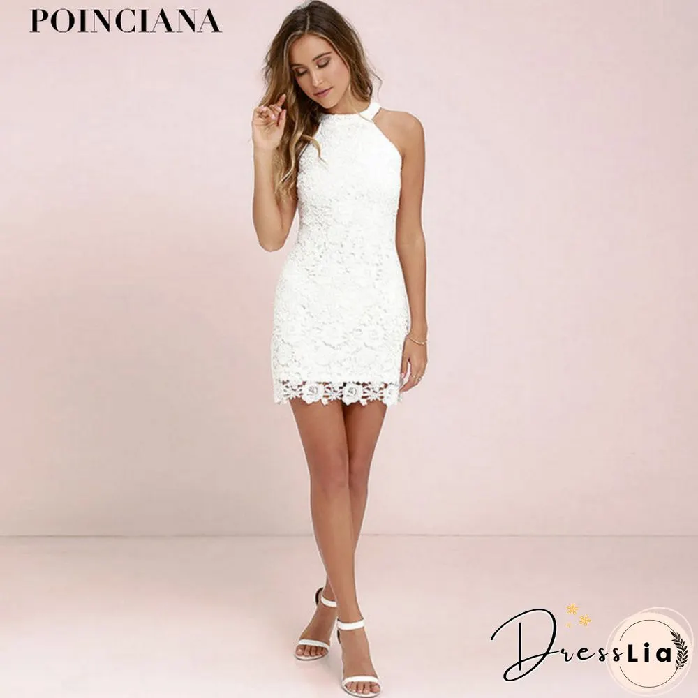 Lace Dress Girls Club Wear Yellow Halter Coral Cocktail Party Vestidos Festa Sexy Sheath