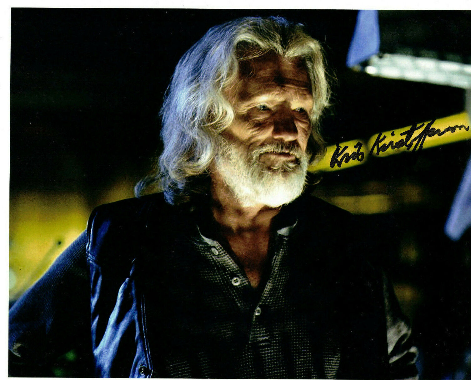 Kris Kristofferson Authentic Signed 8x10 Photo Poster painting Autograph, Blade, Whistler