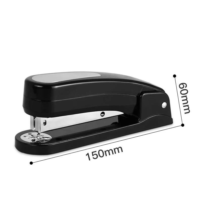 360 Rotation Heavy Duty Stapler Use 24/6 Staples Effortless Long Stapler School Stapler Office Stationery Bookbinding Supplies