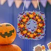 Halloween Wreath DIY Acrylic 5D Crystal Diamond Gem Art Hanging Ornament