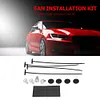 1 Set Car Electric Radiator Fan Mounting Kit Plastic Ties Straps Universal