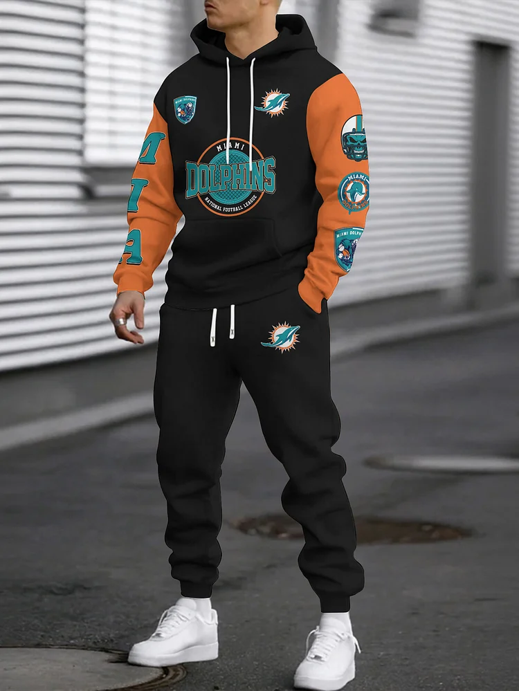 Miami Dolphins Hoodie & Pants 2 Pieces Set