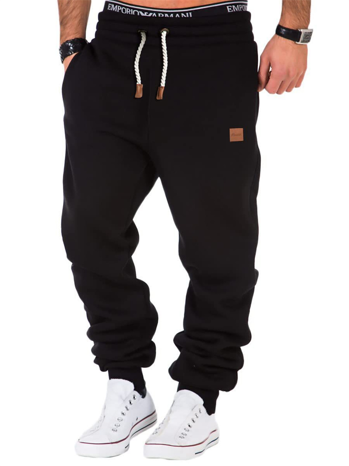 New Men's Fall and Winter Sports Pants Sports Fitness Pants Sweatpants