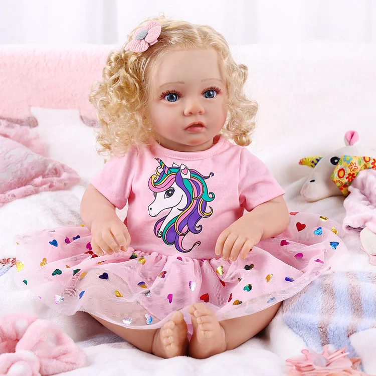 Babeside Daisy 20'' Cutest Realistic Reborn Baby Doll Girl Blonde Hair Princess