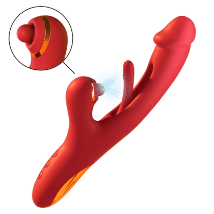 sex toy for clits Multispeed-Tongue-Licker-Clit-Nipples-Licking-Vibrator-Massager-Sex-Toys -Women main image 1