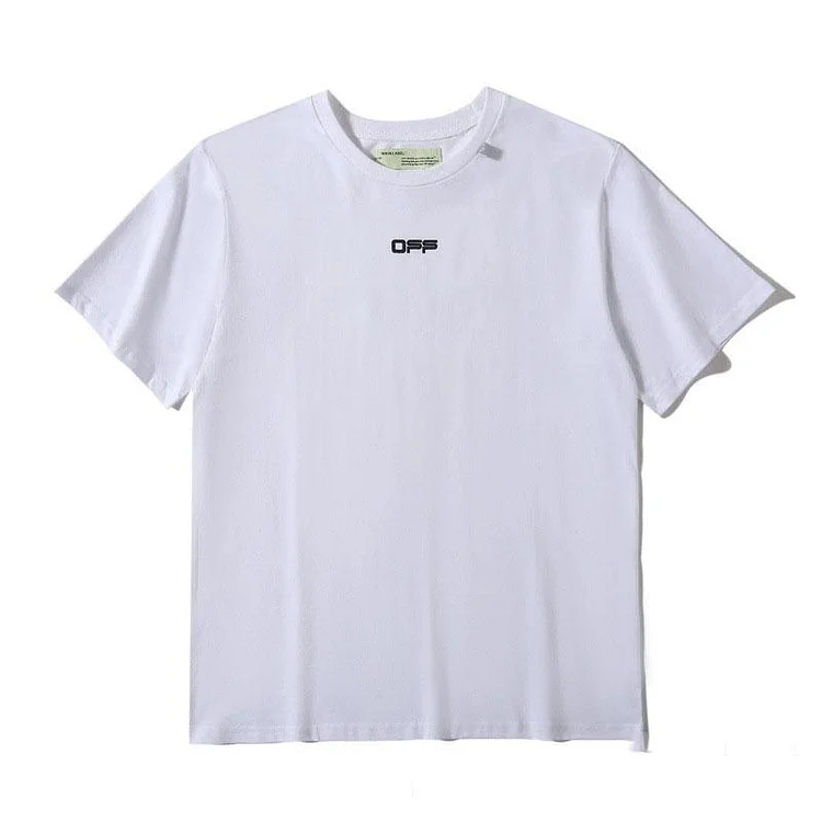 Off White T Shirt Ow Casual Plus Size Men's Tops Spring and Summer Short Sleeves Tshirt Owt