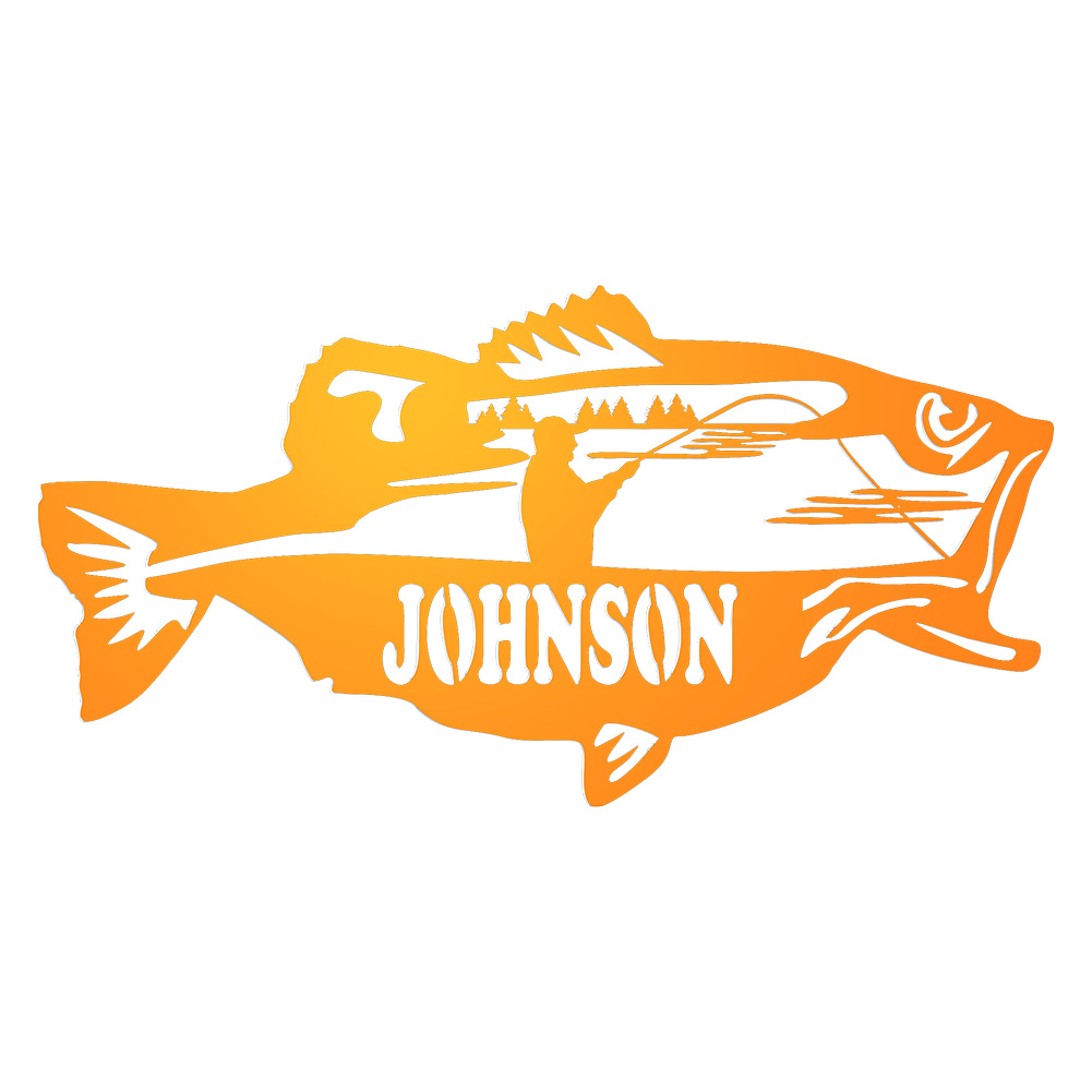 

Metal Gold Fish Art Statues Home Office Wall Hanging Backyard Decor Crafts, 501 Original