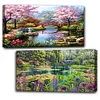 2pcs(70*40cm)Landscape - Full Round Drill Diamond Painting