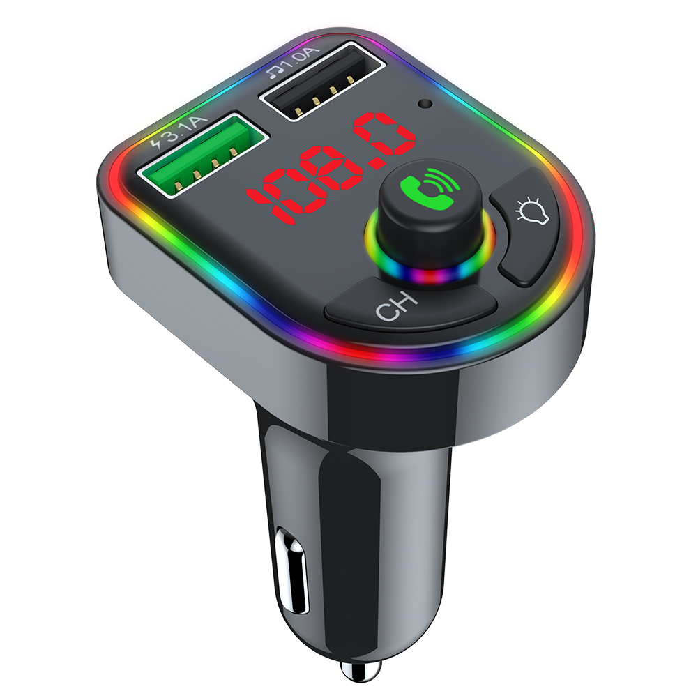 

12V-24V Dual Usb Car Fast Charger Bluetooth 5.0 Fm Transmitter Mp3 Player, 501 Original