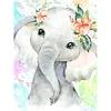 Diamond Painting -DIY Full Square Drill Elephant(40x50cm)