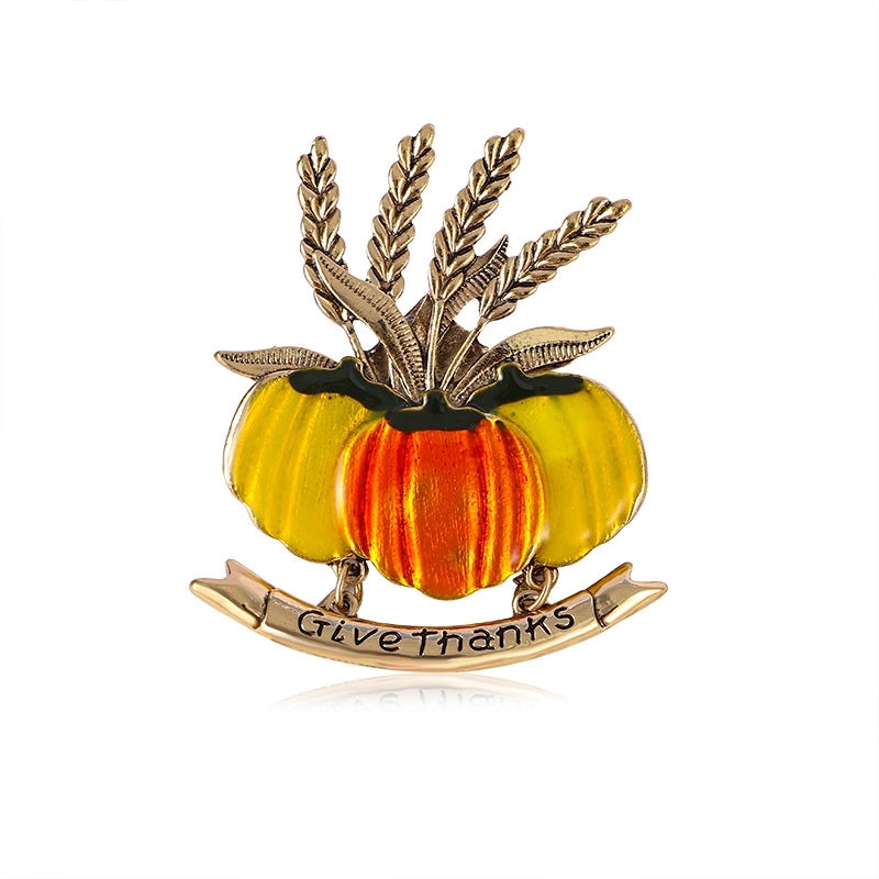 Cute Pin Pumpkin Christmas Tree Letter Alloy Unisex Brooches