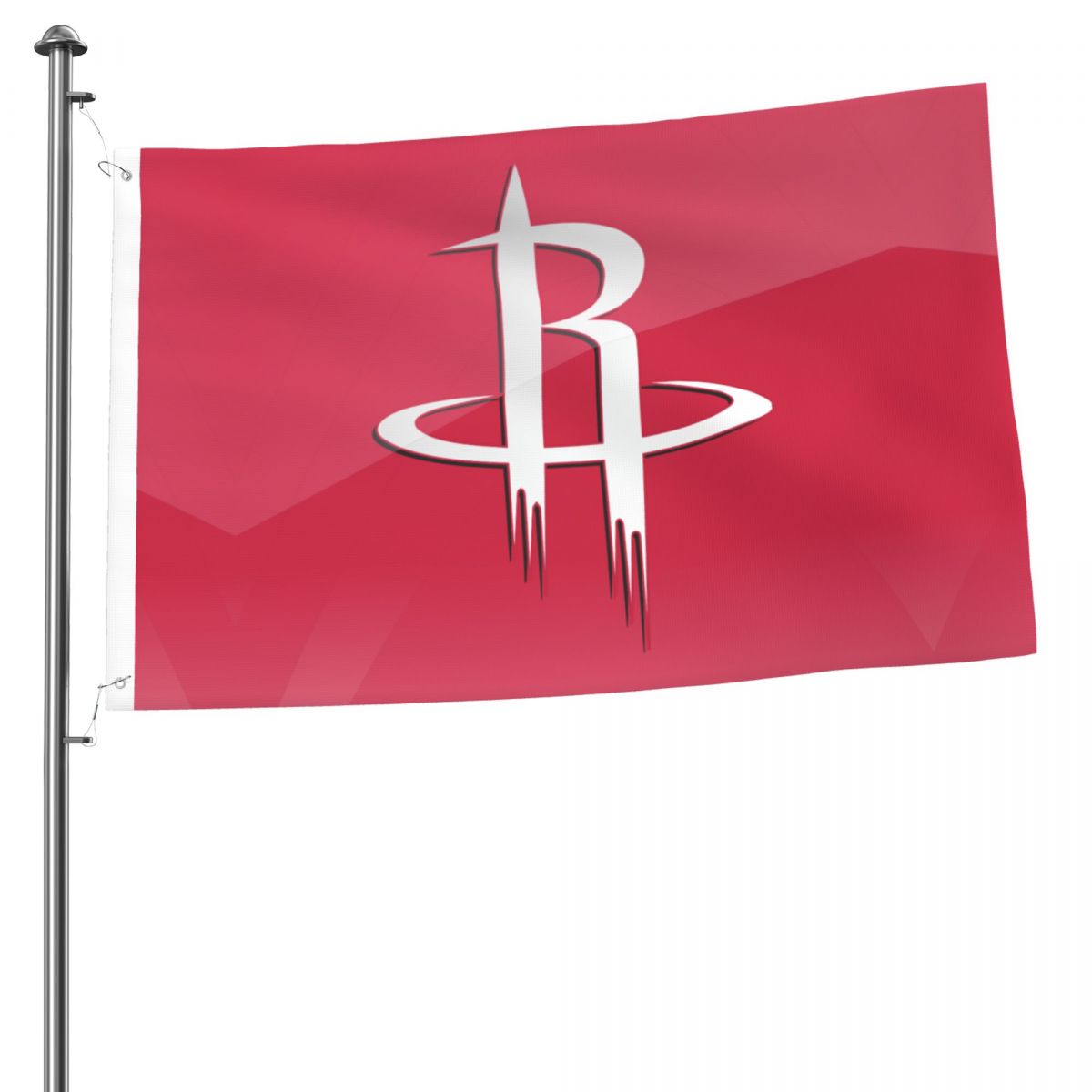Houston Rockets Logo Red 2x3 FT UV Resistant Flag