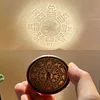 Single-sided light-transmitting mirror, Bagua mirror, can reflect the five elements