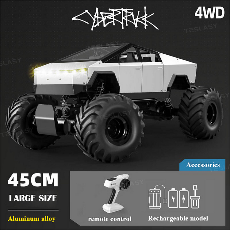 TESLASY Ultimate Off Road RC Cybertruck 45CM of High Tech Adventure