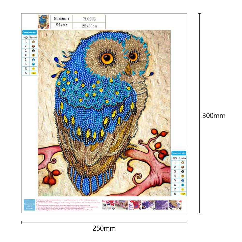 30*25CM Special Shaped Diamond Painting-Animal