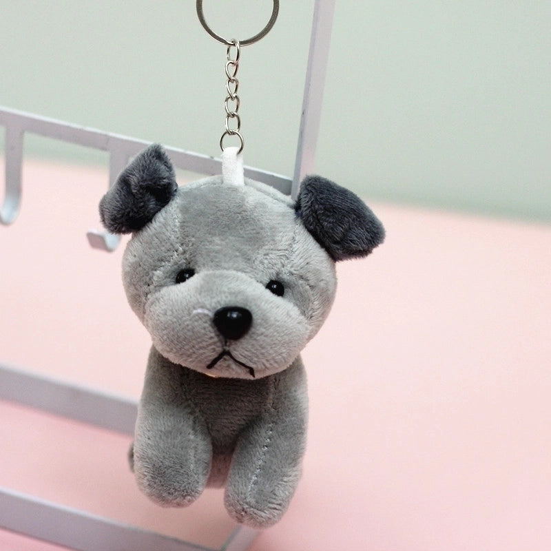 Minimalist Classic Style Dog PP Cotton Keychain
