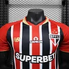 Joyfball 2025/2026 Player Version S&atilde;o Paulo Away Football Jersey 1:1 Thai Quality（The player version jersey is a bit tight, please pay attention to the size selection）
