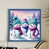 Snowman - 11CT Stamped Cross Stitch - 40*40cm