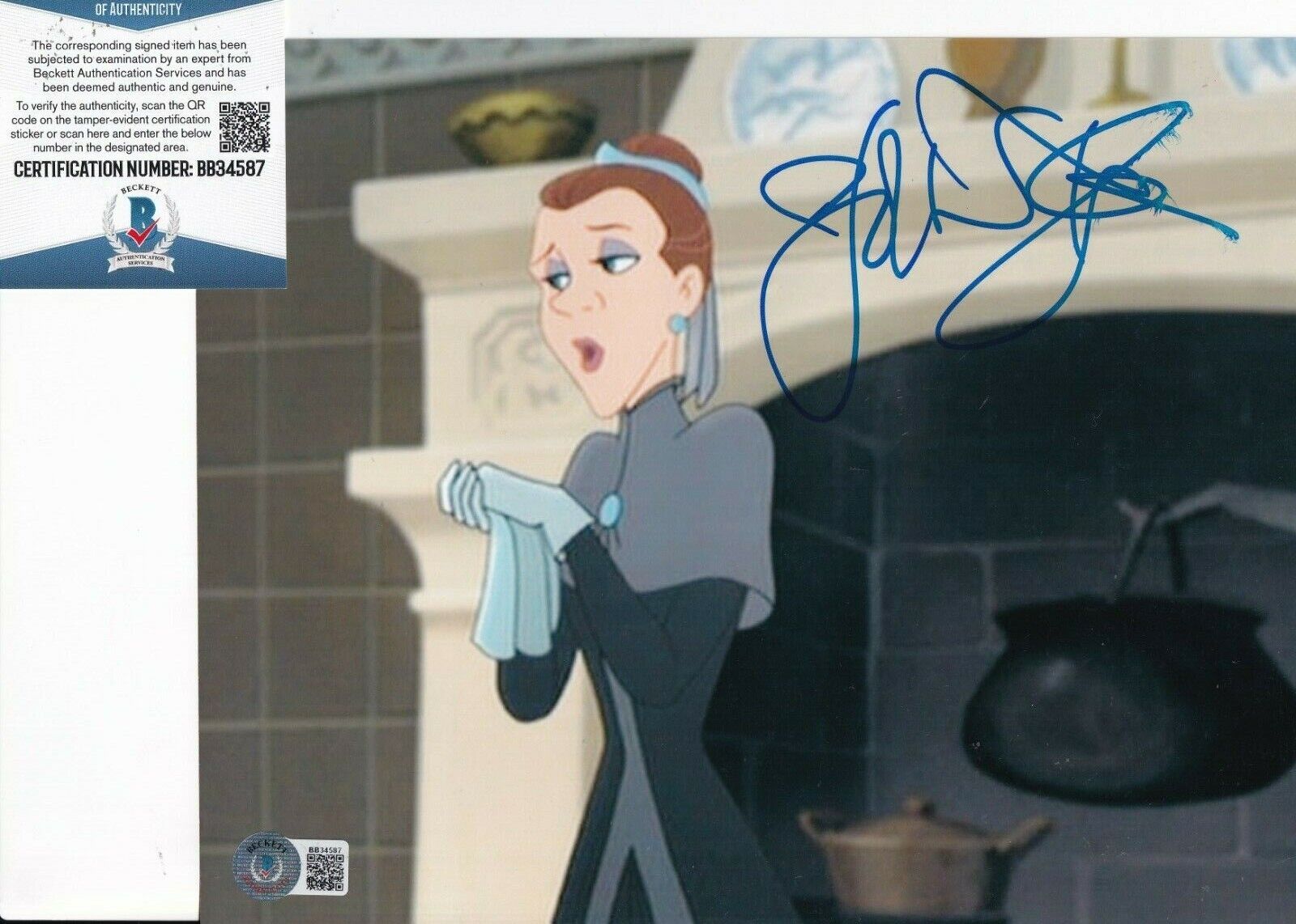 HOLLAND TAYLOR signed (CINDERELLA) Prudence Movie 8X10 Photo Poster painting BECKETT BAS BB34587